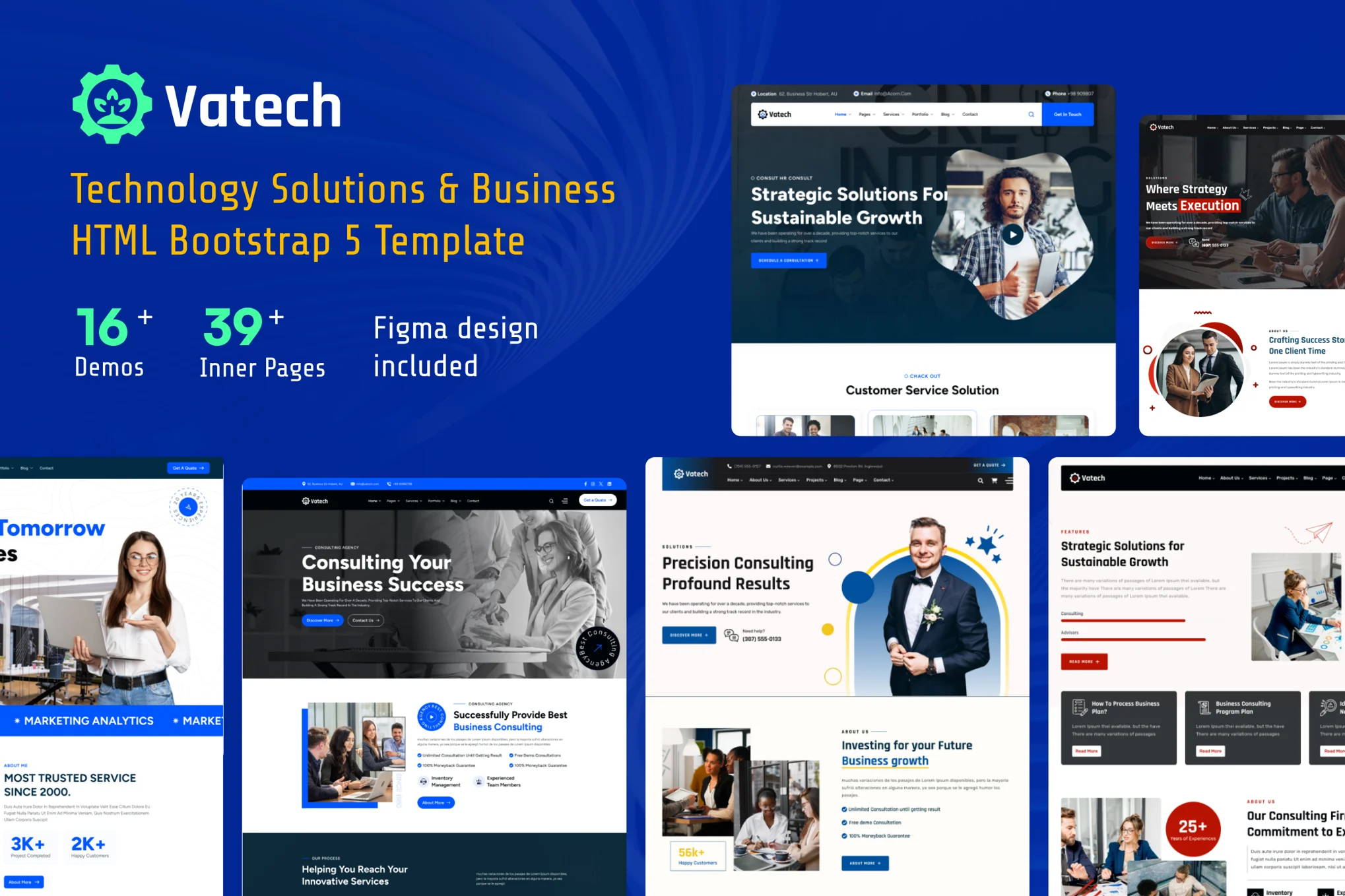 Giao diện Techin It Services And Technology Html Template