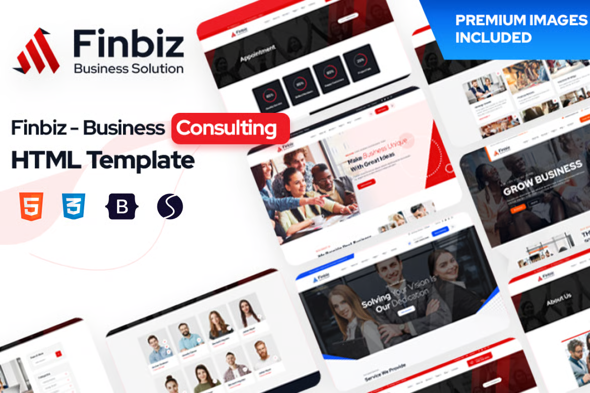 Giao diện Finbiz Consulting Business Html Template