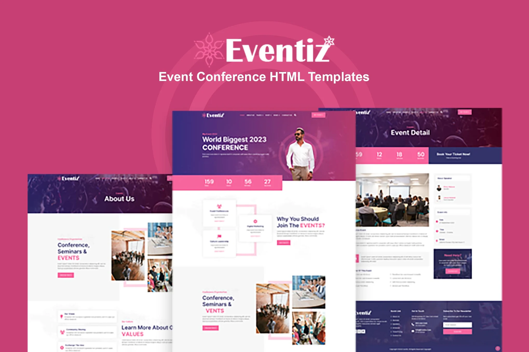 Giao diện Eventiz Event Conference Html Templates